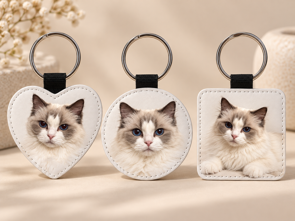 Personalized Pet Photo Keychain