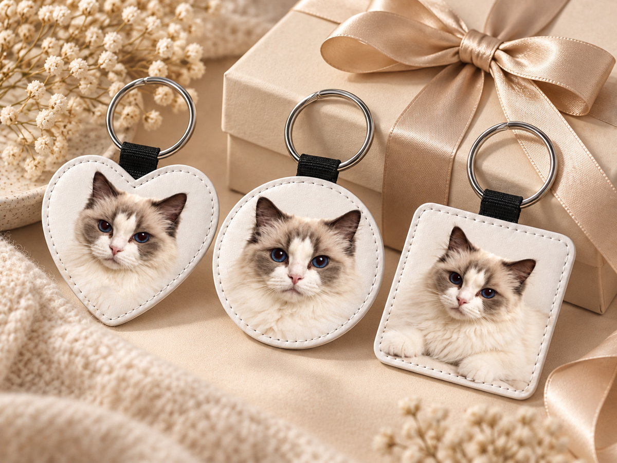 Personalized Pet Photo Keychain