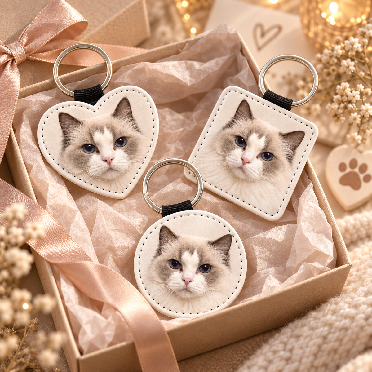 Personalized Pet Photo Keychain