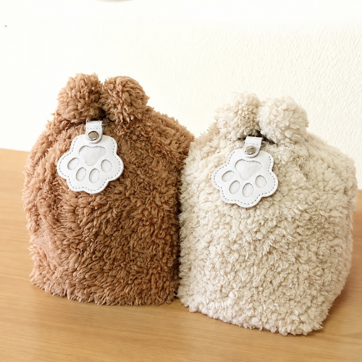 Personalized Pet Fur & Photo Memorial Paw Keychain