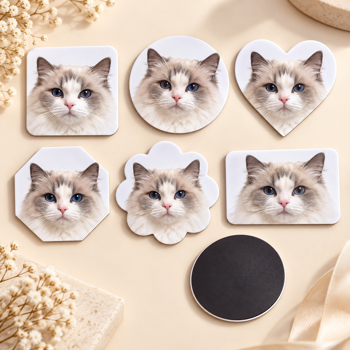 Personalized Pet Photo Fridge Magnet