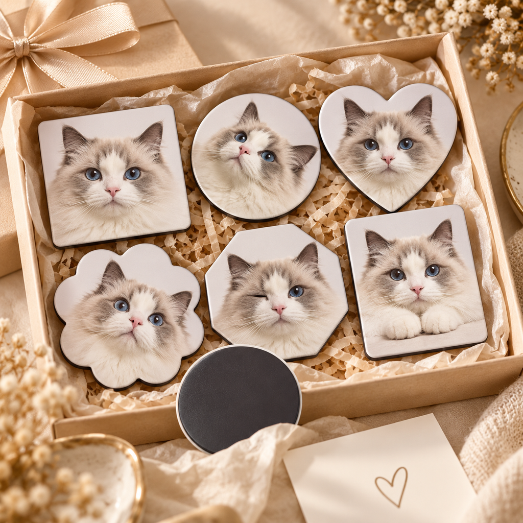 Personalized Pet Photo Fridge Magnet