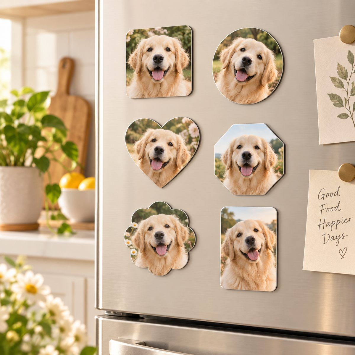 Personalized Pet Photo Fridge Magnet