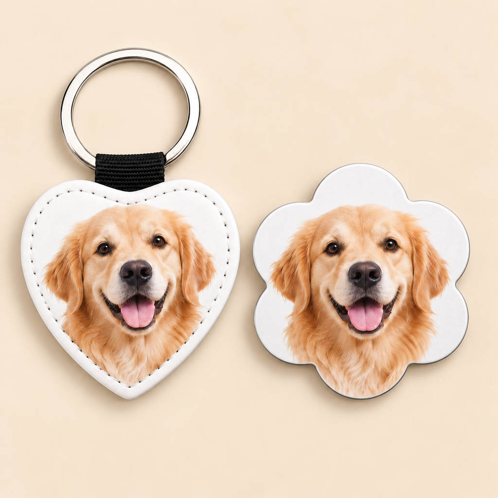 Personalized Pet Gift Box – Keychain + Fridge Magnet