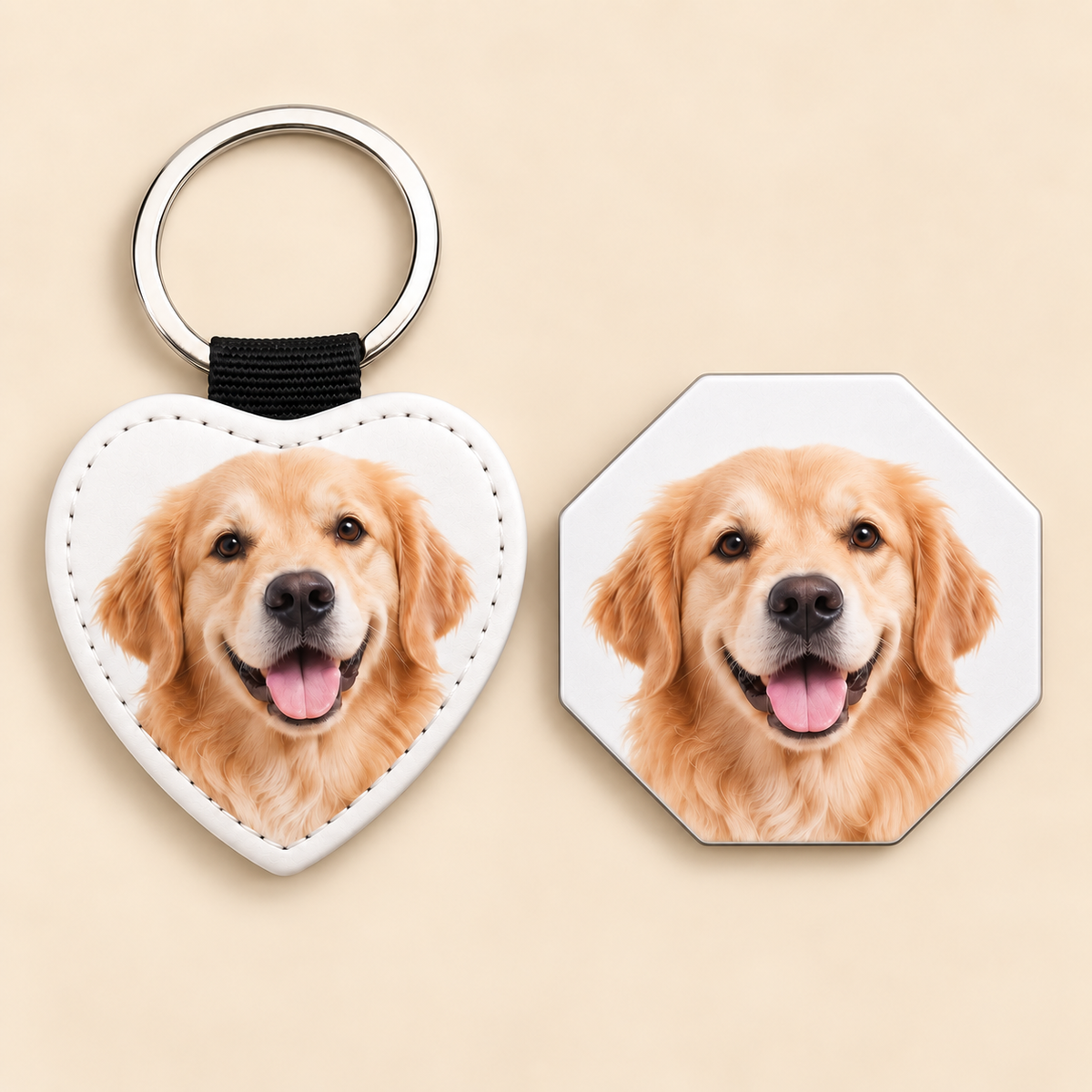 Personalized Pet Gift Box – Keychain + Fridge Magnet