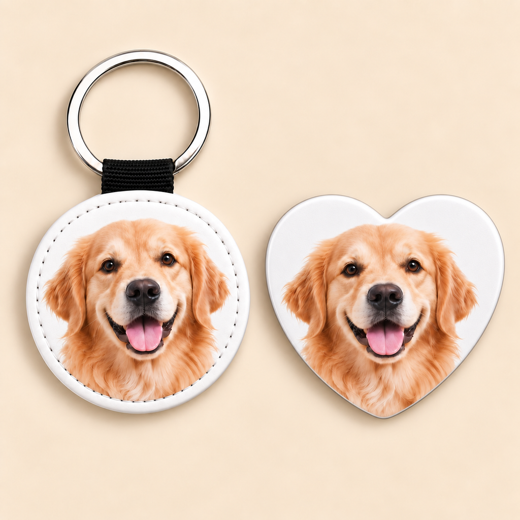 Personalized Pet Gift Box – Keychain + Fridge Magnet