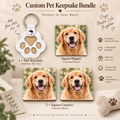 Personalized Pet Memorial Gift Box – Fur Keepsake Keychain + Photo Gifts