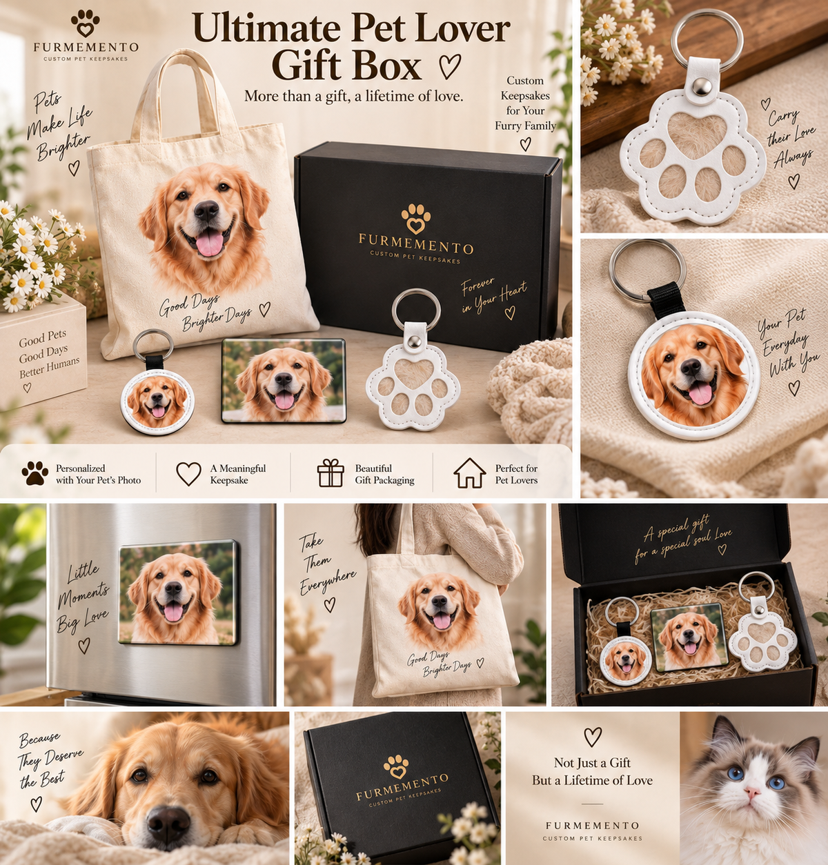 Ultimate Pet Lover Gift Box – Personalized Pet Keepsake Set